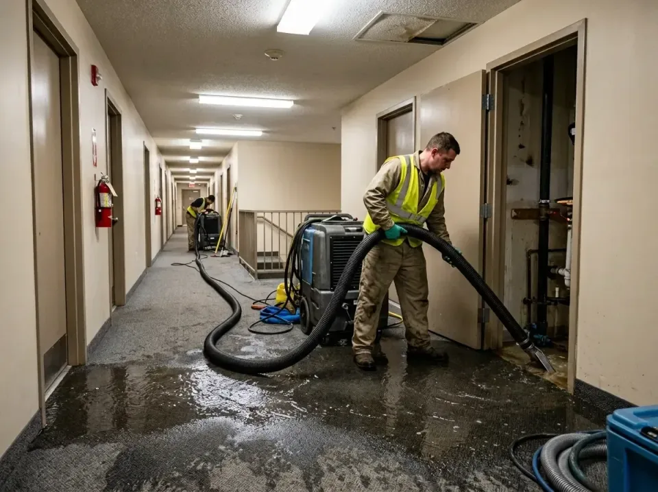 multi-unit-apartment-hallway-f-005 — frequently asked questions, Emergency Burst Pipe Water Extraction & Removal in Cheshire…